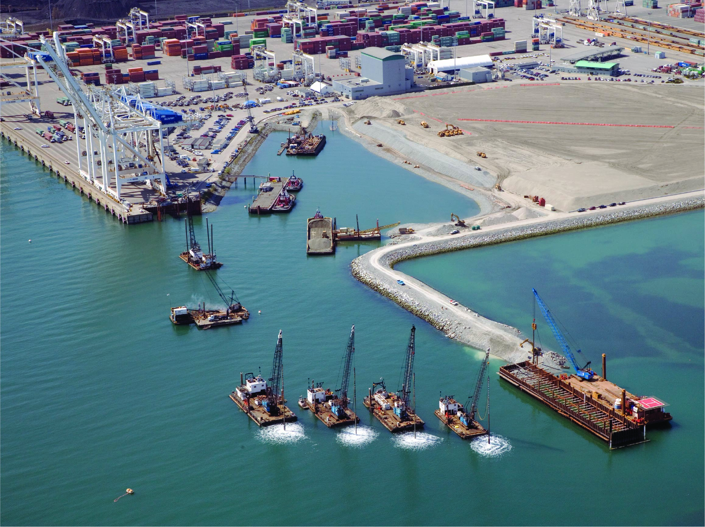 Offshore Marine Stone Columns